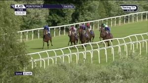 Video preview image for Pontefract 16:45 - Ben and Mary Hibbert Memorial Maiden Stakes (5)