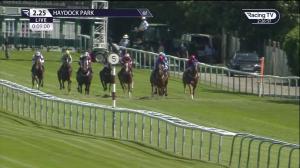 Video preview image for Haydock Park 14:25 - Visit racingtv.com Handicap (5) (Div 1)