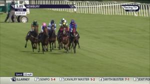 Video preview image for Newbury 17:05 - Ire Incentive, It Pays To Buy Irish Apprentice Handicap (5)