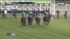 Video preview image for Newbury 16:10 - Whitsbury Manor Stud Supporting The British EBF Premier Fillies' Handicap (2)