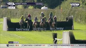 Video preview image for Market Rasen 16:22 - Heed Your Hunch At Betway Handicap Chase (4)
