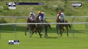Video preview image for Ayr 13:00 - Longines Irish Champions Weekend EBF Restricted Maiden Fillies' Stakes (4)