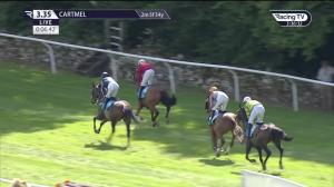 Video preview image for Cartmel 15:35 - Weatherbys Hamilton Novices' Limited Handicap Chase (3)