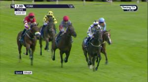 Video preview image for York 19:00 - Jkh 80th Birthday Celebration EBF Restricted Novice Stakes (3)