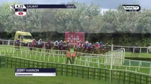 Video preview image for Galway 16:35 - Irish Stallion Farms European Breeders Fund Mares Handicap Hurdle 