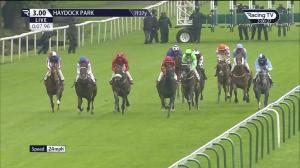 Video preview image for Haydock Park 15:00 - Mansionbet Beaten By A Head Handicap (4)
