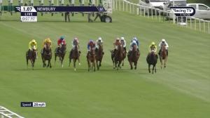 Video preview image for Newbury 13:07 - BetVictor Proud Sponsors Of Newbury EBF Fillies' Novice Stakes (4)