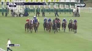 Video preview image for Newbury 14:10 - BetVictor EBF Maiden Stakes (4) (Div 2)