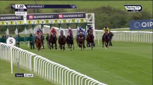 Video preview image for Newmarket 13:00 - Mansionbet Proud To Support British Racing British EBF Novice Stakes (4)