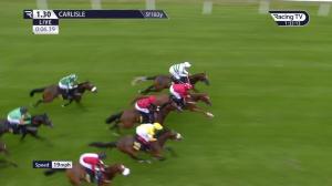 Video preview image for Carlisle 13:30 - Watch Racing TV Now EBF Maiden Fillies' Stakes (5) (Div 1)