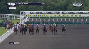 Video preview image for Kempton Park 18:45 - racingtv.com EBF Restricted Novice Stakes (4)