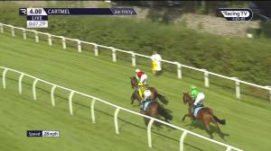 Video preview image for Cartmel 16:00 - Fitzdares Club Celebrates Its First Birthday EBF Novices' Limited Handicap Chase (3)