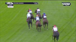 Video preview image for Epsom Downs 14:00 - British Stallion Studs EBF Restricted Maiden Stakes (4)