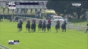 Video preview image for York 14:10 - Ire Incentive, It Pays To Buy Irish EBF Novice Stakes (3)