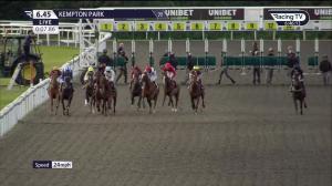 Video preview image for Kempton Park 18:45 - Unibet Extra Place Offers Every Day EBF Maiden Fillies' Stakes (5)