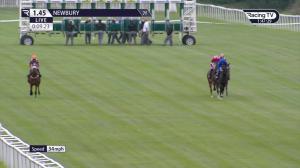 Video preview image for Newbury 13:45 - Dubai Duty Free Full Of Surprises British EBF Fillies' Conditions Stakes (2)