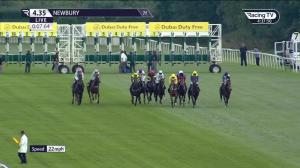 Video preview image for Newbury 16:35 - Sir David Sieff EBF Novice Stakes (4) (Div 2)