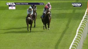 Video preview image for Hamilton Park 14:50 - Follow @hamiltonparkrc On Twitter Handicap (5)