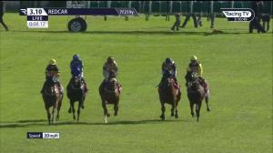 Video preview image for Redcar 15:10 - racingtv.com/freemonth Selling Stakes (5)