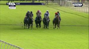 Video preview image for York 15:15 - William Hill Play Responsibly British EBF Restricted Novice Stakes (4)