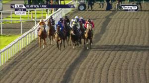 Video preview image for Kempton Park 17:00 - Mansionbet Proud To Support British Racing EBF Fillies' Novice Stakes (4)