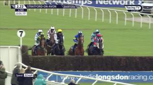 Video preview image for Stratford-on-Avon 14:22 - Pertemps Network Group Conditional Jockeys' Handicap Chase (4)