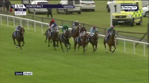 Video preview image for Pontefract 15:14 - RacingTV HD Bluff Cove Handicap (5)