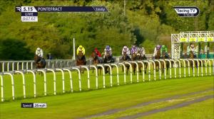 Video preview image for Pontefract 17:15 - Go Racing In Yorkshire Handicap (5) (Div 2)