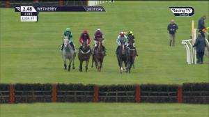 Video preview image for Wetherby 14:48 - Micky Hammond "Back On Track' Novices' Hurdle (4)