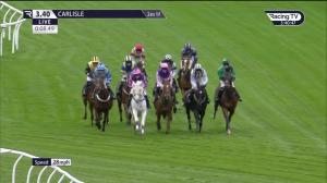 Video preview image for Carlisle 15:40 - Racing TV Handicap Hurdle (5) (Div 1)