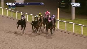Video preview image for Chelmsford City 19:30 - Support The Injured Jockeys Fund Novice Stakes (5)