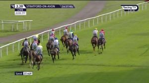 Video preview image for Stratford-on-Avon 14:20 - William Hill Pick Your Places Handicap Hurdle (5)