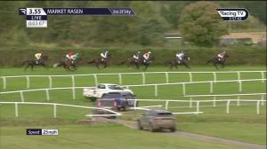 Video preview image for Market Rasen 15:55 - Milano By Symphony Novices' Handicap Chase (5)