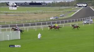 Video preview image for Kempton Park 13:30 - Racing Welfare For The Racing Community Novices' Handicap Chase (4)