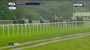Video preview image for Pontefract 13:45 - Harriet Bethell's Ijf Pontefract Course Walk Nursery Handicap (5)