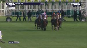 Video preview image for Newbury 14:13 - Join The BetVictor Loyalty Club Novice Stakes (4) (Div 1)