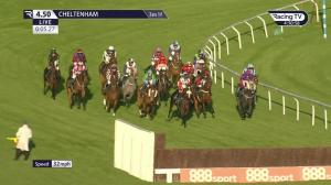 Video preview image for Cheltenham 16:50 - Andy Stewart Memorial Amateur Jockeys' Handicap Chase (3)