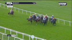 Video preview image for Newbury 17:35 - BetVictor 'Hands and Heels' Apprentice Handicap (Final) (5)