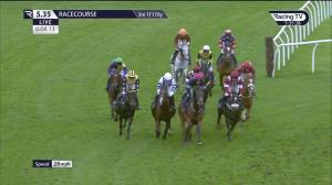 Video preview image for Kelso 17:35 - William Hill Conditional Jockeys' Handicap Hurdle (Qualifier) (4)