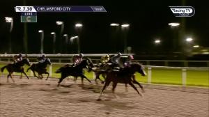 Video preview image for Chelmsford City 19:30 - tote.co.uk Now Never Beaten By SP Handicap (6)