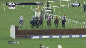 Video preview image for Aintree 14:25 - Jewson Tool Hire Veterans' Handicap Chase (Leg 8) (2)