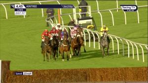Video preview image for Aintree 16:45 - Jewson St Helens Novices' Limited Handicap Chase (3)