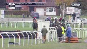 Video preview image for Stratford-on-Avon 13:30 - Claire Dyson Equine Water Treadmill Conditional Jockeys' Selling Hurdle (5)