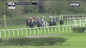 Video preview image for Stratford-on-Avon 14:40 - British Stallion Studs EBF 'National Hunt' Novices' Hurdle (Qualifier) (3)