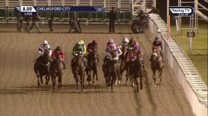 Video preview image for Chelmsford City 20:00 - Racing Welfare Supporting Racing's Workforce Handicap (6)