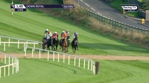 Video preview image for Down Royal 13:45 - Irish Stallion Farms European Breeders Fund Mares Novice Hurdle (Grade 3)