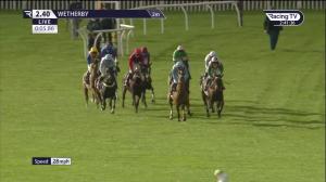 Video preview image for Wetherby 14:40 - Bet365 Handicap Hurdle (3)