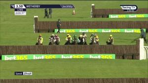 Video preview image for Wetherby 15:50 - Cash Out At Bet365 Handicap Chase (Listed) (1)