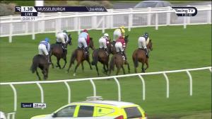Video preview image for Musselburgh 13:30 - Racing TV Go North Handicap Chase (Qualifier) (4)
