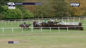 Video preview image for Newbury 15:05 - Get Extra Places At BetVictor Handicap Chase (Qualifier) (3)